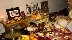 PICS: Miley Cyrus Chooses Lakshmi Puja Over Super Bowl