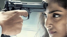 Sonam Kapoor At Gunpoint -- In 'Neerja' Poster