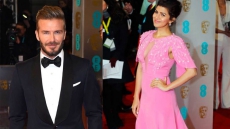 When David Beckham Tripped On Nimrat Kaur's Dress!