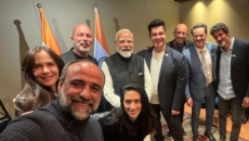 PM Modi says, 'no undercover work, only selfie' as he poses with the cast of 'Fauda' PM Modi says, 'no undercover work, only selfie' as he poses with the cast of 'Fauda'