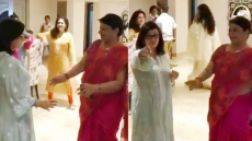 Watch: Priyanka's Mom Madhu Chopra And Denise Jonas Match Steps At Roka Ceremony