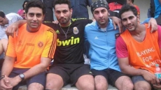 Bollywood V/s Cricketers Football Match Ends In Draw, Abhishek Says Cause Wins