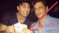 Shah Rukh Khan Finally Gives Rs 5000 Reward To Ranbir Kapoor For Suggesting The Title, See Photo