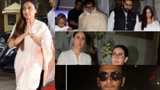Entire Bollywood Attends Rani's Father Ram Mukherjee's Prayer Meet