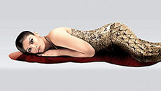 Raveena tries her hand at sword stunts