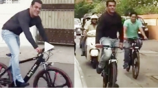 WATCH: Salman Khan Cycles Past Mannat, Yells Shah Rukh's Name