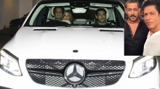 Salman Khan Spotted In His New Mercedes. Is It The Same Car SRK Gifted Him?