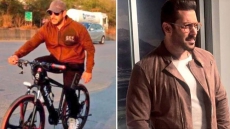 See Pics: Salman Khan Reveals His Tiger Zinda Hai Look During His Cycling Trip