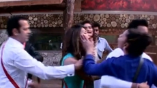 Sambhavna SLAPS Dimpy on Bigg Boss; Rahul Mahajan TORN between ladies