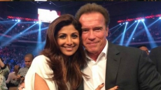 First Look: Shilpa Shetty Poses With Arnold Schwarzenneger In Macau