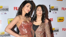 Shruti, Akshara Wish Father Kamal Haasan Success For Political Journey