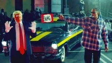 Snoop Dogg Pulls A Gun At Donald Trump Clown In Lavender Video: Trump Says He Should Go To Jail