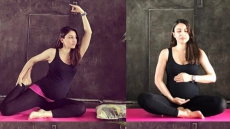 Who Says You Can't Stay Fit When Pregnant: Soha Flaunts Baby Bump While Performing Yoga Asanas