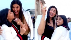 On Alisah's first trip to Paris, Sushmita and her 'shona' dance in front of Eiffel Tower