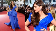 First Look: Sonam Kapoor Goes Blue For Cannes Red Carpet