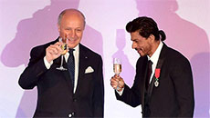 Shah Rukh Khan conferred France's highest honour