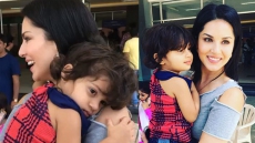 Sunny Leone's Cute Little Fan Refuses To Leave Her; Watch Video