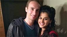 Girlfriend Taapsee's charm works in Mathias Boe's favour