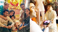 Taimur Ali Khan Celebrates Ganesh Chaturthi With Kareena Kapoor Khan's Family, Steals The Limelight