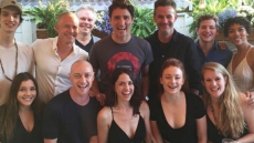 PIC: Justin Trudeau Hangs Out With The Cast Of 'X Men: Dark Phoenix'