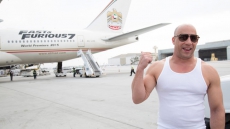 Vin Diesel Emotional At 'Furious 7' Premeire