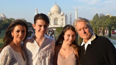 PICS: Catherine Zeta-Jones Visits The Taj Mahal With Michael Douglas And Their Children