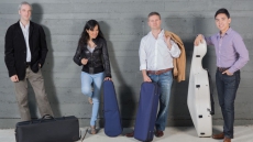 KPU music instructor joins Borealis String Quartet on stage at Langley auditorium