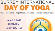 Yoga Day at Surrey City Hall