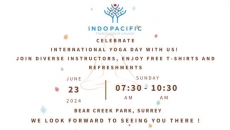 Indo-Pacific Foundation Of Canada celebrates International Yoga Day on June 23rd