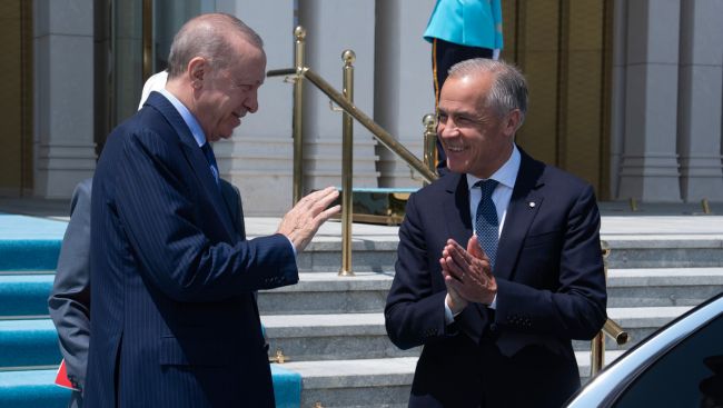 Carney, other NATO leaders gifted personalized revolvers by Turkish president