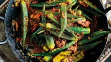 Achari Okra
