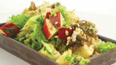 Apple Barley Pumpkin Seeds Salad