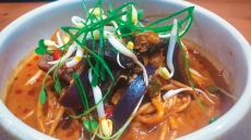 Spiced Noodles in Coconut Milk Broth