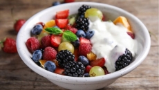 Fruit Salad with Yogurt Dressing