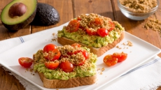 Avocado Toast with Savoury Oat Crumble