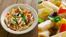 Pasta Salad with Charred Corn and Cilantro