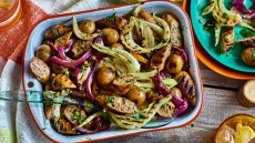 Grilled Sausage and Potato Salad