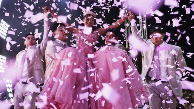 From empty party to an all-night stadium bash, a Mexican teen’s 15th birthday goes viral