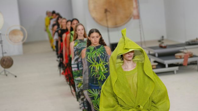 Issey Miyake imagines clothes with a will of their own at Paris Fashion Week