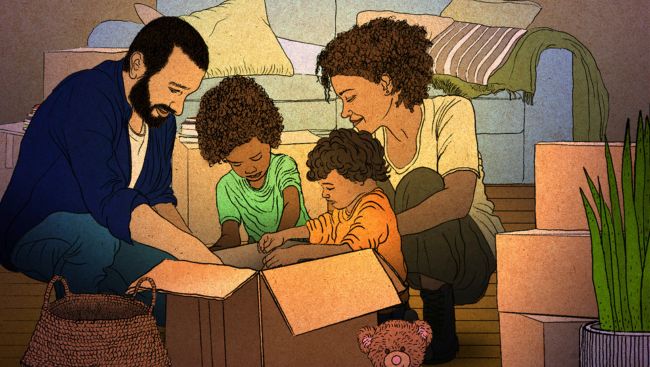 Moving to a new home or school can stress kids out. How to make it more manageable