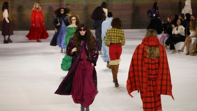 Oprah and Gayle King hobnob at Chloe's boho blouse-focused Paris fashion show