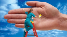 Hospital workers wash hands less often as shift nears end