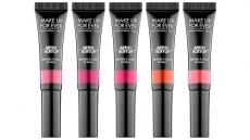 Lip colour inspired by the rich intensity of acrylic paint