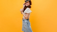 What's the trend with denim skirts?