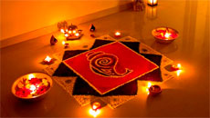 Diwali Decor: Of Diyas and Rangolis