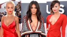 Red carpet fashion trend: Plunging necklines