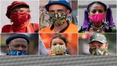 Faces meet fashion in New Yorkers' mask choices