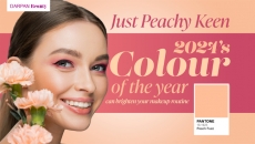 Just peachy keen 2024’s colour of the year can brighten your makeup routine