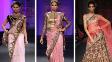 Shimmer on in embellished ensembles