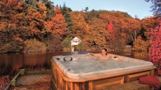 Fall is the season to take the plunge on a hot tub
